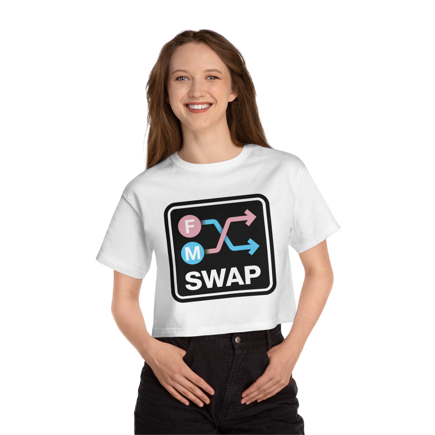 F/M Swap Cropped Tee